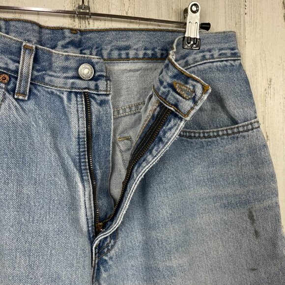 Levi's 550 denim jeans BUNDLE LOT 2 pairs 34 x 32 distressed grunge workwear - Picture 10 of 13